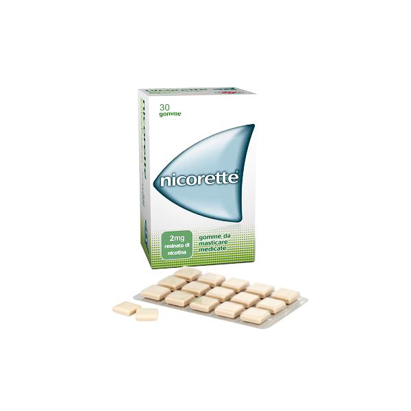 NICORETTE® 30 Gomme da Masticare Medicate da 2 mg.