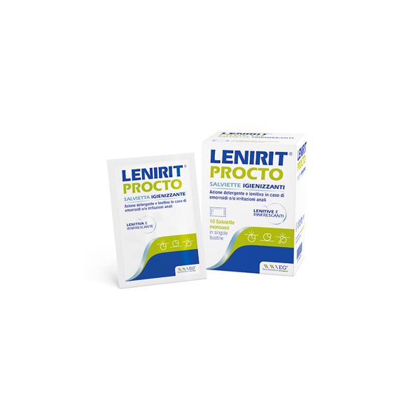LENIRIT® Procto 10 Salviette Igienizzanti Monouso