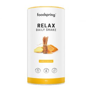 FOODSPRING Daily Shake Relax 480 g. - Miele e Spezie