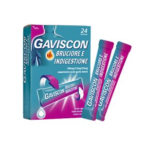 GAVISCON® Bruciore e Indigestione 24 Bustine Aroma Menta