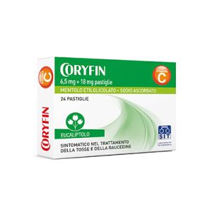 CORYFIN C 6,5 mg.+18 mg. Pastiglie Gusto Eucaliptolo 24 Pastiglie