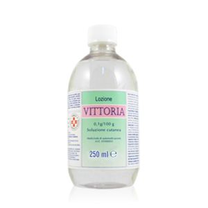 LOZIONE VITTORIA 0,1g./100g. Soluzione Cutanea 250 ml.