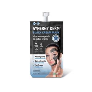 SYNERGY DERM® Black Cream Mask al Carbone Vegetale 15 ml.